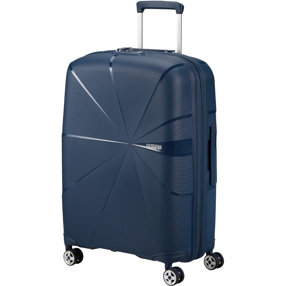 American Tourister Starvibe Ultralight Polypropylene Suitcase on 4 Wheels MD5*003 Navy (Medium)