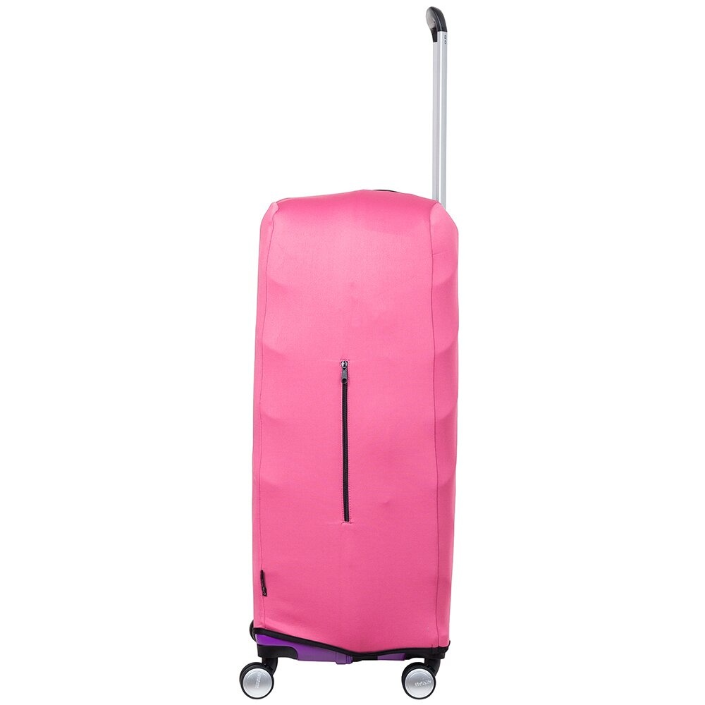 Універсальний захисний чохол для великої валізи 8001-8 яскраво-рожевий