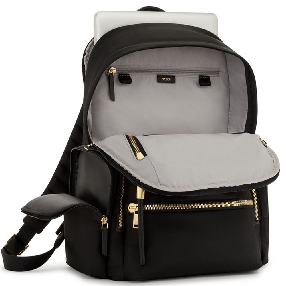 Женский рюкзак Tumi Voyageur Celina Backpack с отделением для ноутбука до 15" 0196600DGLD Black