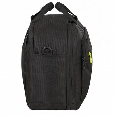 Дорожня сумка-рюкзак American Tourister WORK-E тексильна MB6*005 чорна (мала)