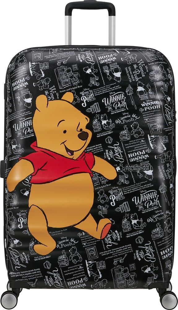 Валіза American Tourister Wavebreaker Disney з ABS пластику на 4-х колесах 31C*021 Winnie The Pooh (велика)