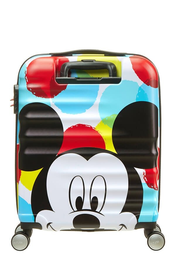 Suitcase American Tourister Wavebreaker Disney made of ABS plastic on 4 wheels 31C*001 Mickey Close-Up small