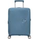 Suitcase American Tourister Soundbox made of polypropylene on 4 wheels 32G*001 Stone Blue (small)