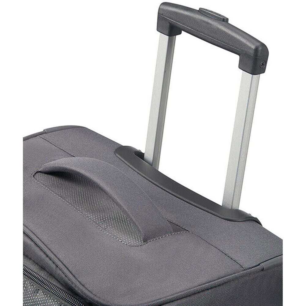 Дорожня сумка American Tourister Heat Wave текстильна на 2-х колесах 95G*005 Charcoal Grey (мала)