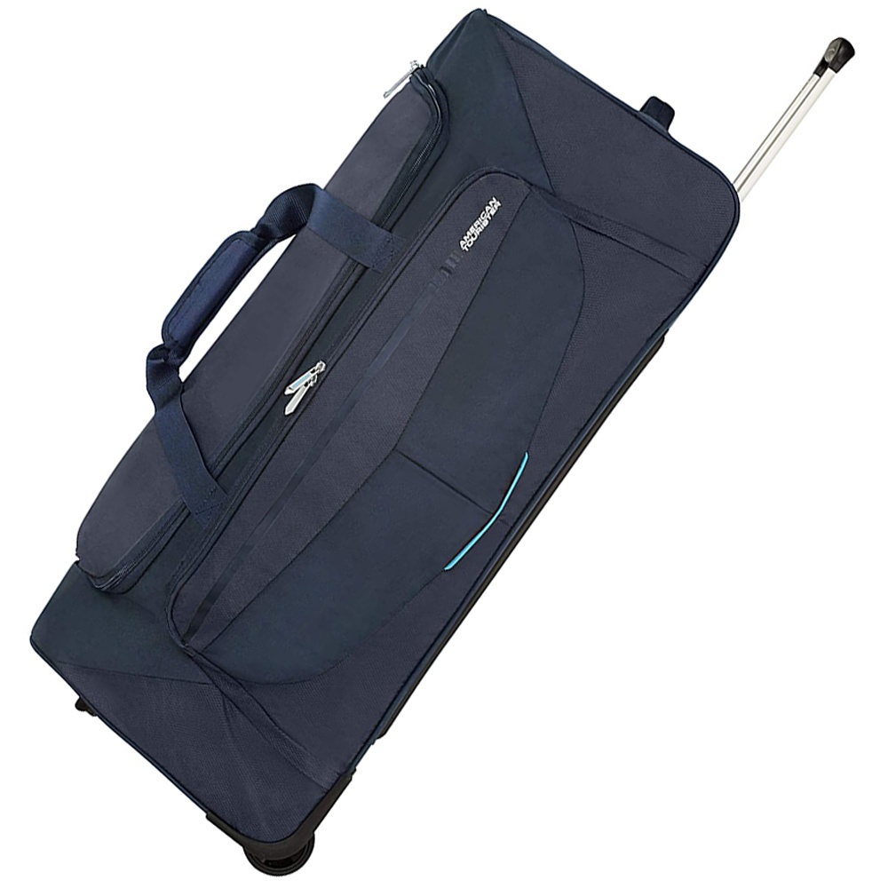 Travel bag on 2 wheels American Tourister SummerFunk textile 78G*008 Navy (large)