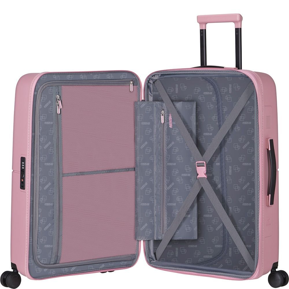 American Tourister Dashpop Polypropylene Suitcase on 4 Wheels MG5*002;81 Lilas Pink (Medium)