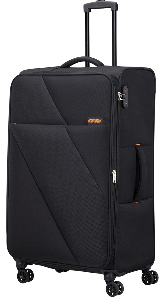 Suitcase American Tourister Sun Break textile on 4 wheels MD4*903 Black (large)
