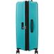 Suitcase American Tourister AeroStep made of polypropylene on 4 wheels MD8*003 Turquoise Tonic (large)