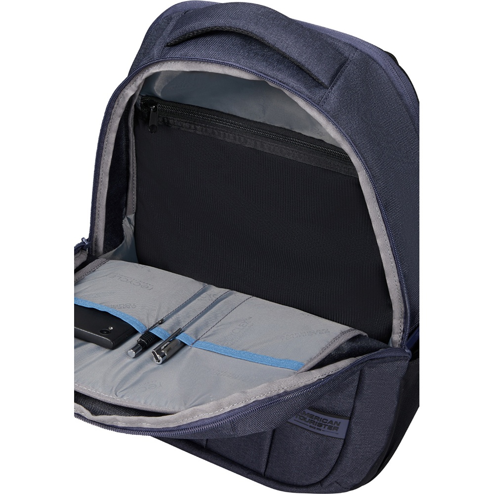Рюкзак American Tourister StreetHero повседневный с отделением для ноутбука до 15,6" ME2*002 Navy Melange