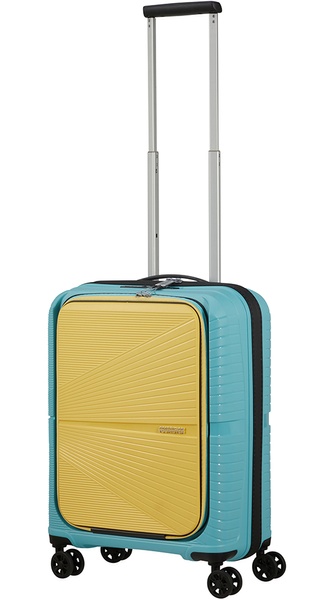 Валіза American Tourister Airconic з відділенням для ноутбука до 15,6" з поліпропілену на 4-х колесах 88g*005 Surf Blue Yellow (мала)