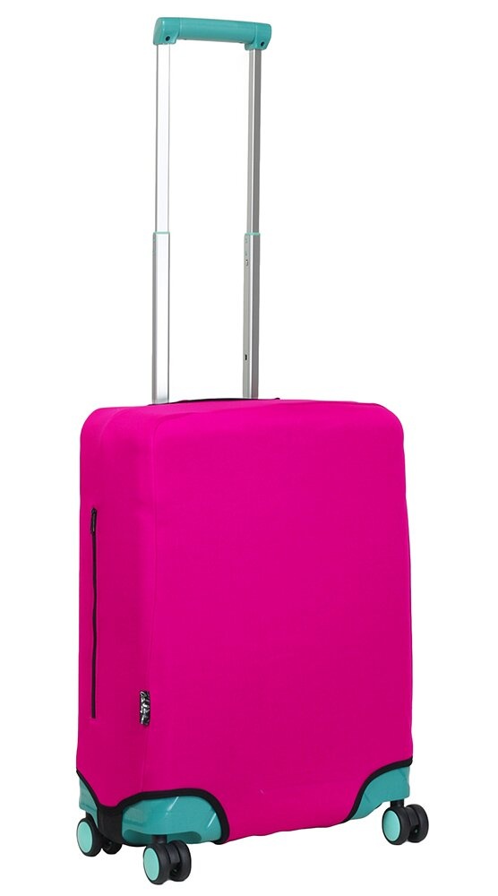 Universal protective case for small suitcase 8003-35 fuchsia