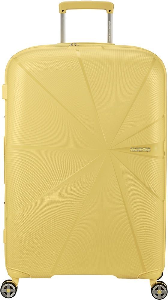 Валіза American Tourister Starvibe із поліпропілену на 4-х колесах MD5*004 Metallic Banana (велика)