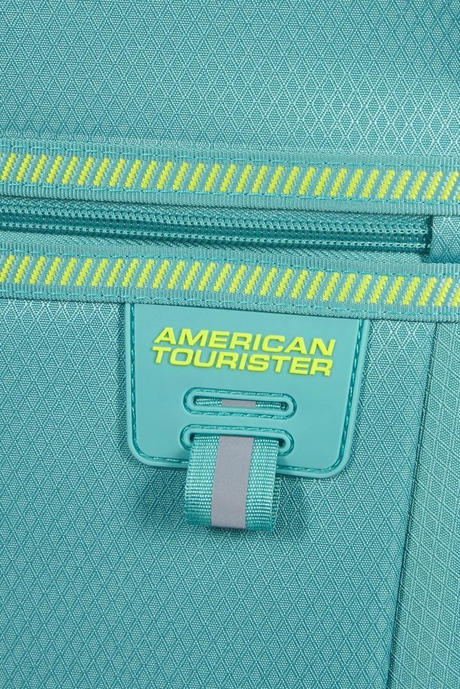 Легка валіза American Tourister AeroSpin текстильна на 4-х колесах MH6*003;21 Dusty Turquoise (велика)
