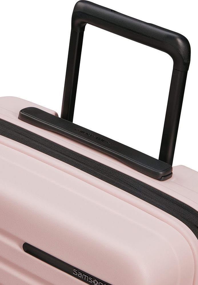 Suitcase Samsonite Restackd made of polypropylene on 4 wheels KO6*001 Rose (small)