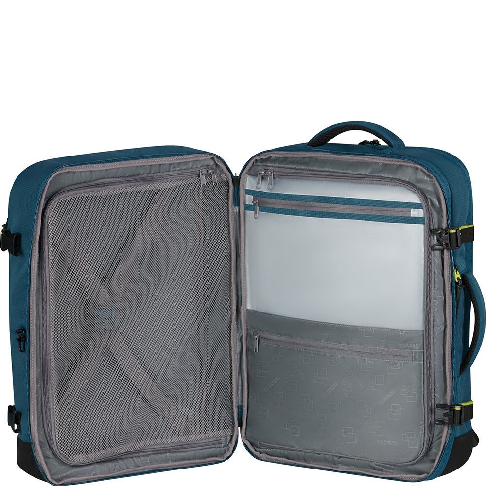 Дорожній рюкзак-сумка American Tourister Take2Cabin L з відділенням для ноутбука до 17,3" 91G*011 Harbor Blue