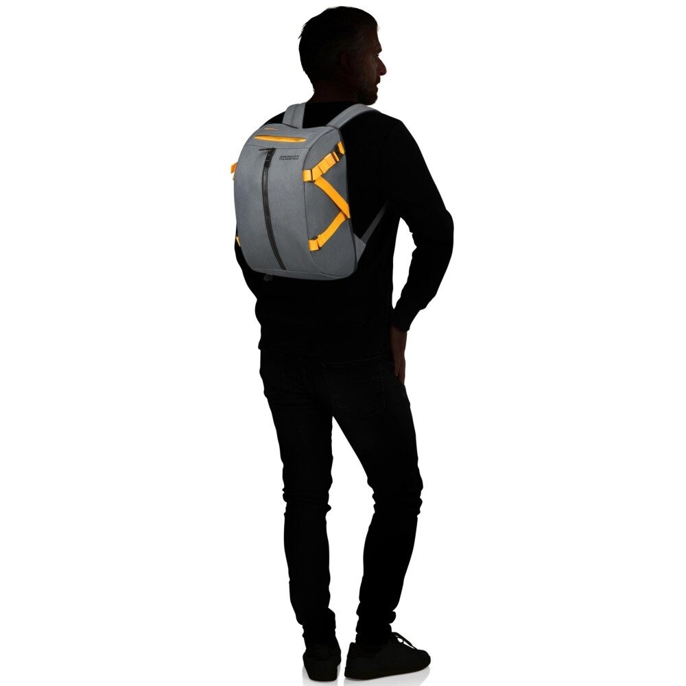 Рюкзак повсякденний з відділенням для ноутбука до 14,1" American Tourister Take2Cabin 91G*001 Grey/Yellow