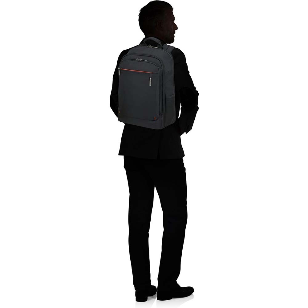 Daily backpack with laptop compartment up to 15,6" Samsonite Network 4 KI3*004 Charcoal Black