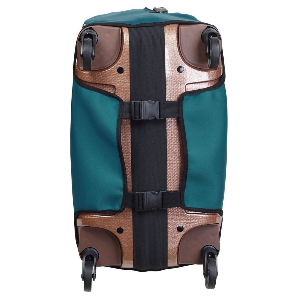 Universal protective cover for large suitcase 9001-62 Dark turquoise