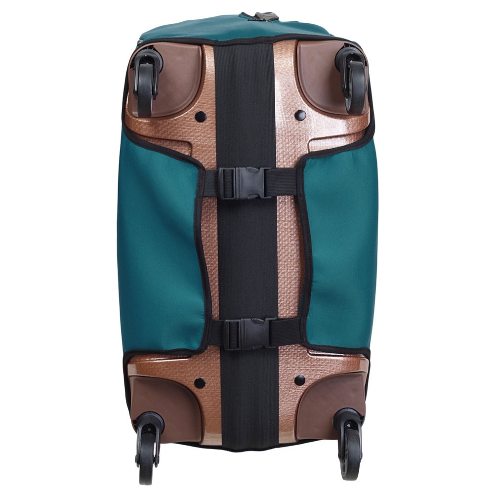 Universal protective cover for a large suitcase 8001-38 dark turquoise