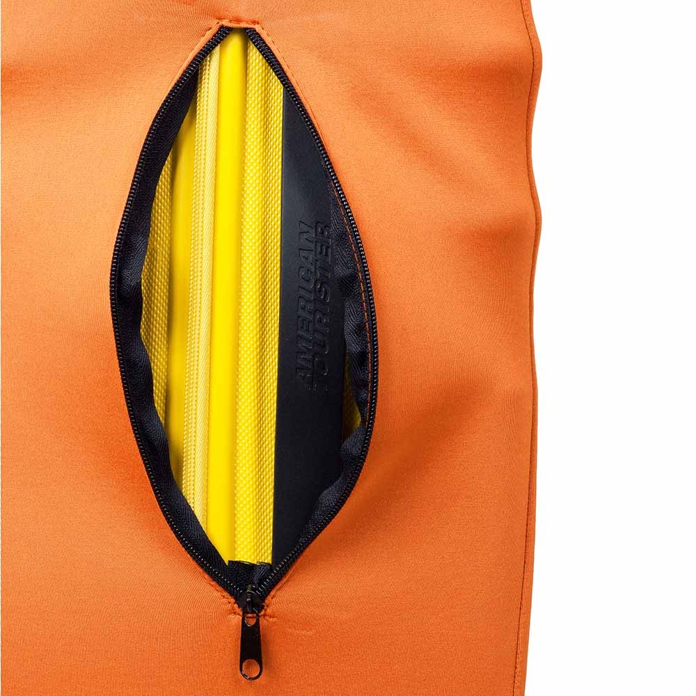 Універсальний захисний чохол для середньої валізи 9002-4 Яскраво-помаранчевий
