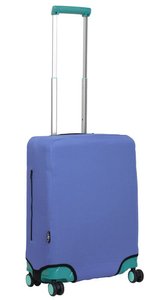 Универсальный защитный чехол для малого чемодана 8003-33 перламутровый джинс