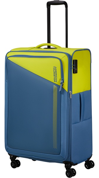 American Tourister Daring Dash textile suitcase on 4 wheels MF7*003 Lime Coronet (large)