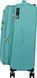 Lightweight suitcase American Tourister AeroSpin textile on 4 wheels MH6*002;21 Dusty Turquoise (medium)