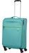 Lightweight suitcase American Tourister AeroSpin textile on 4 wheels MH6*002;21 Dusty Turquoise (medium)