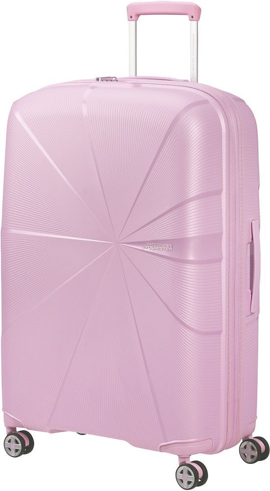 Валіза American Tourister Starvibe із поліпропілену на 4-х колесах MD5*004 Metallic Pastel Lavender (велика)
