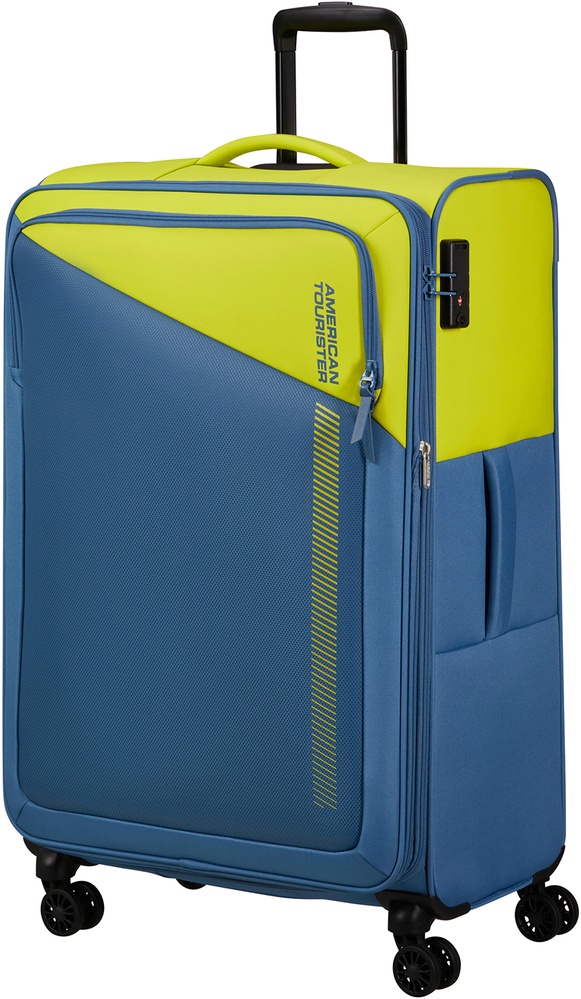 Валіза American Tourister Daring Dash текстильна на 4-х колесах MF7*003 Lime Coronet (велика)