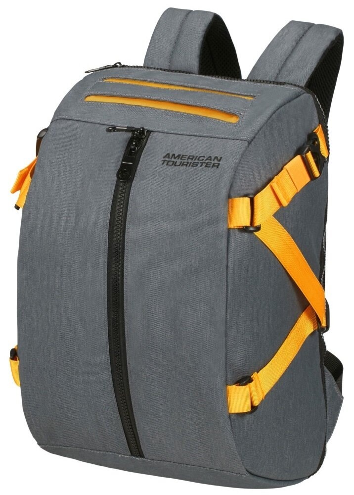 Casual backpack with laptop compartment up to 14.1" American Tourister Take2Cabin 91G*001 Grey/Yellow