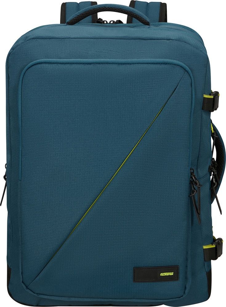 Дорожній рюкзак-сумка American Tourister Take2Cabin L з відділенням для ноутбука до 17,3" 91G*011 Harbor Blue