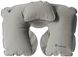 Inflatable neck pillow with headrest Carlton gray
