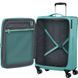 Lightweight suitcase American Tourister AeroSpin textile on 4 wheels MH6*002;21 Dusty Turquoise (medium)