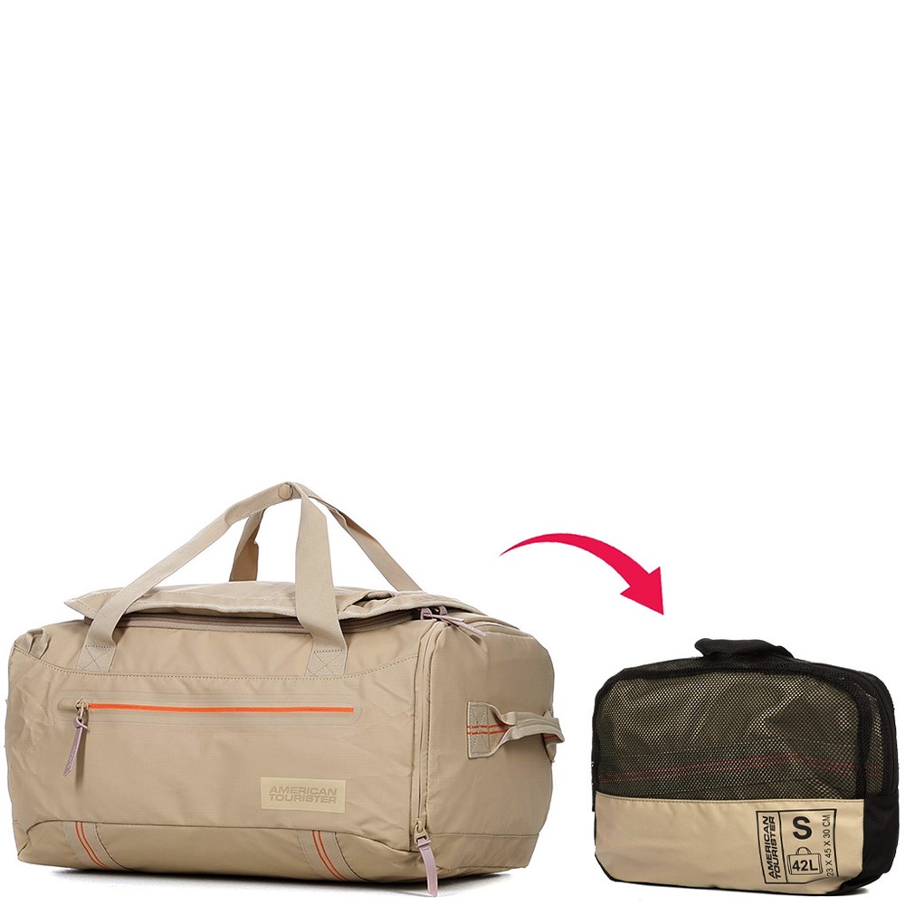 Дорожная сумка-рюкзак American Tourister TrailGo S MG4*001 Beige (малая)