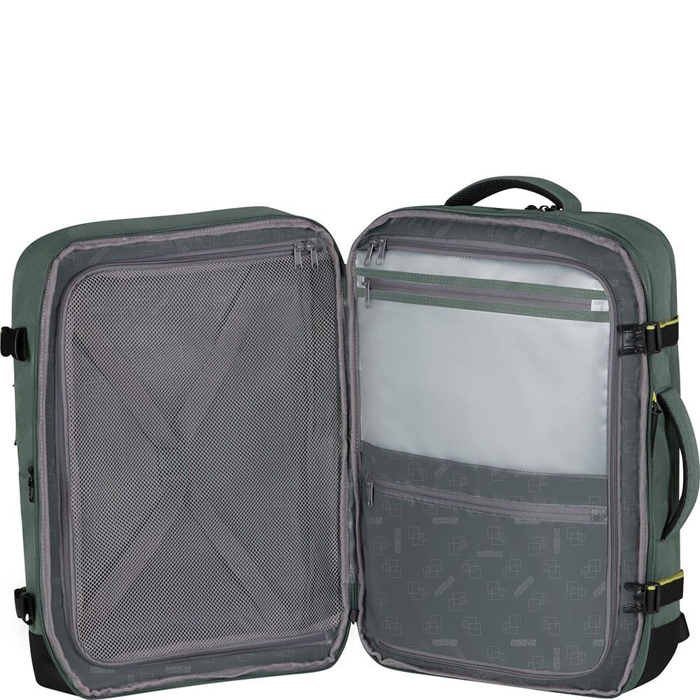 Travel backpack-bag American Tourister Take2Cabin L with laptop compartment up to 17.3" 91G*011 Dark Forest