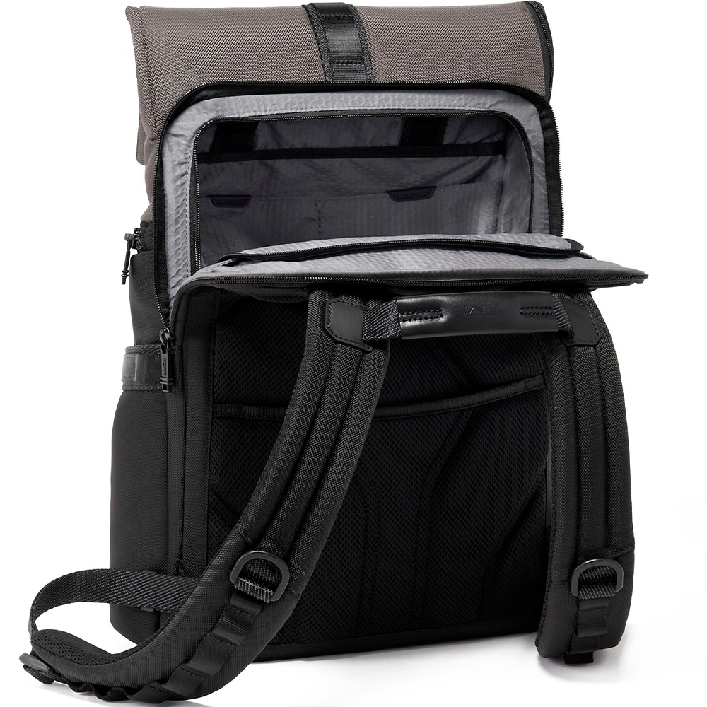 Рюкзак з відділенням ноутбука до 15" TUMI Alpha Bravo Logistics Flap Lid Backpack 0232759CH Brownish black