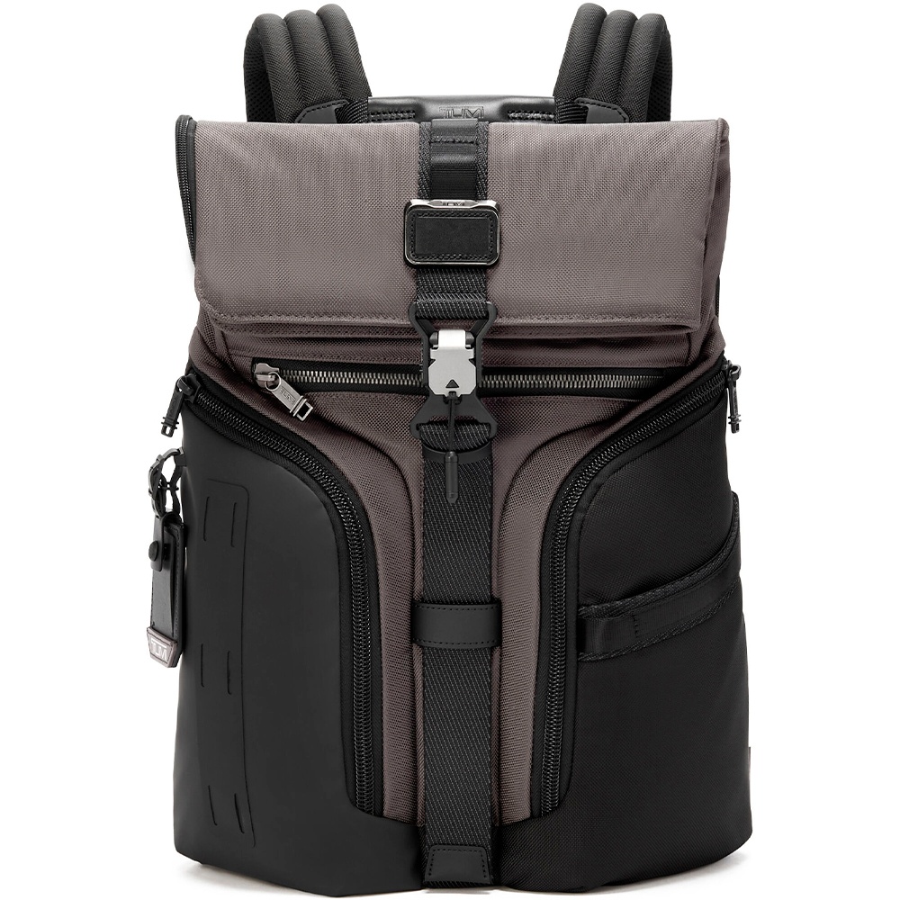 Рюкзак з відділенням ноутбука до 15" TUMI Alpha Bravo Logistics Flap Lid Backpack 0232759CH Brownish black