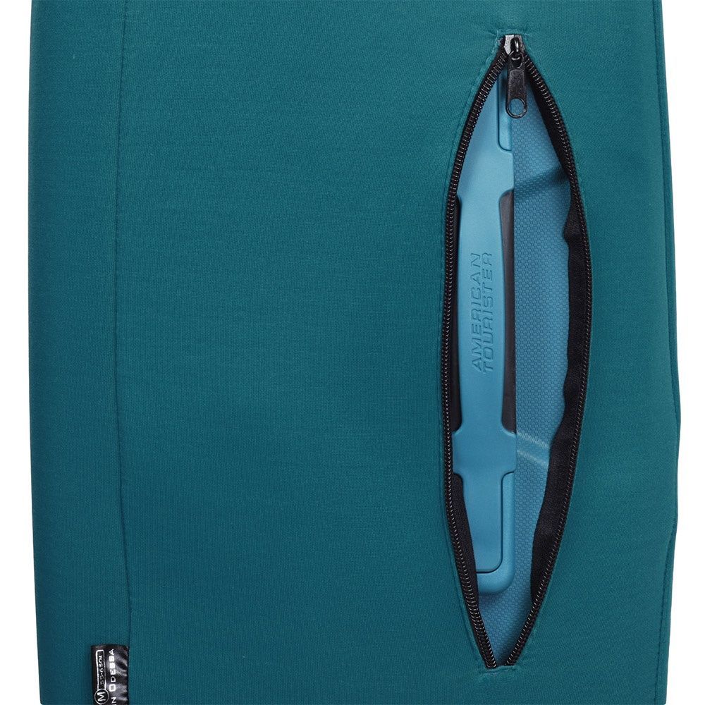 Universal protective cover for medium suitcase 9002-62 Dark turquoise
