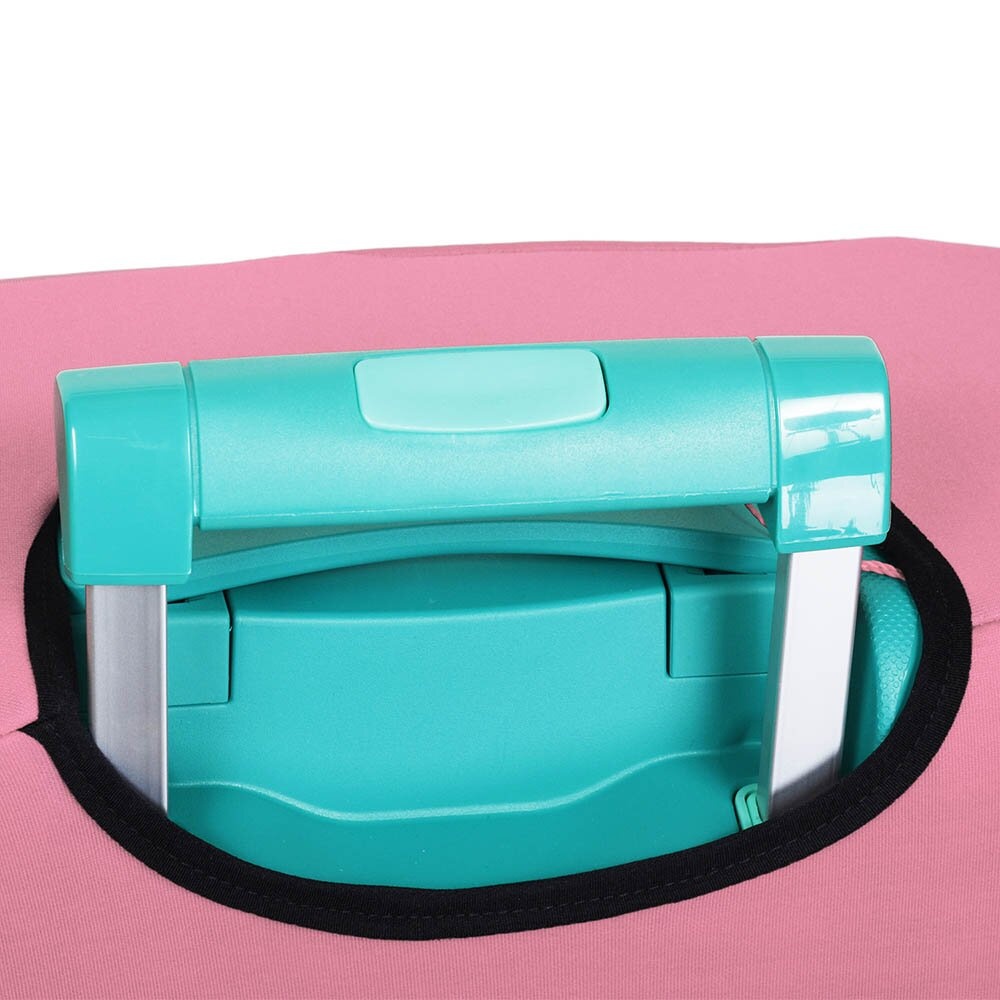 Универсальный защитный чехол для малого чемодана 8003-37 нежно-розовый