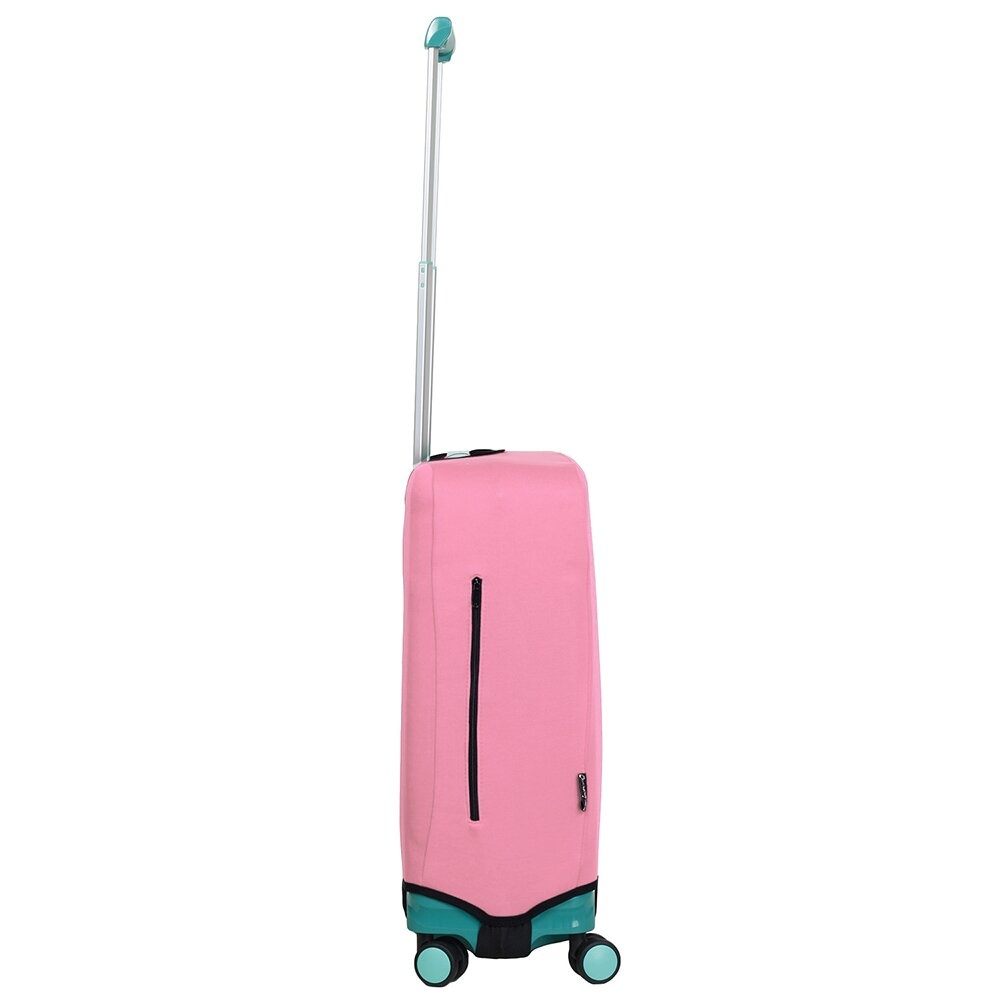 Універсальний захисний чохол для малої валізи 8003-37 ніжно рожевий