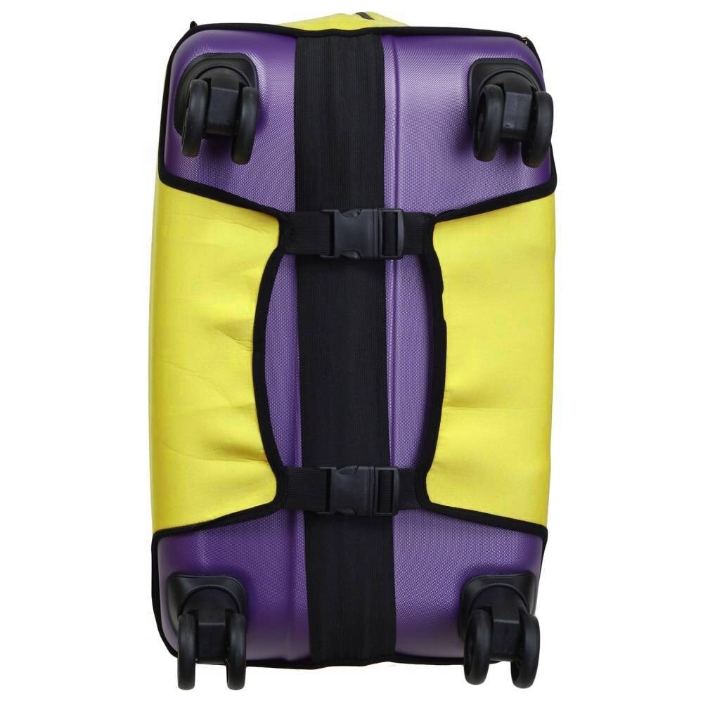 Универсальный защитный чехол для среднего чемодана 9002-6 Желтый