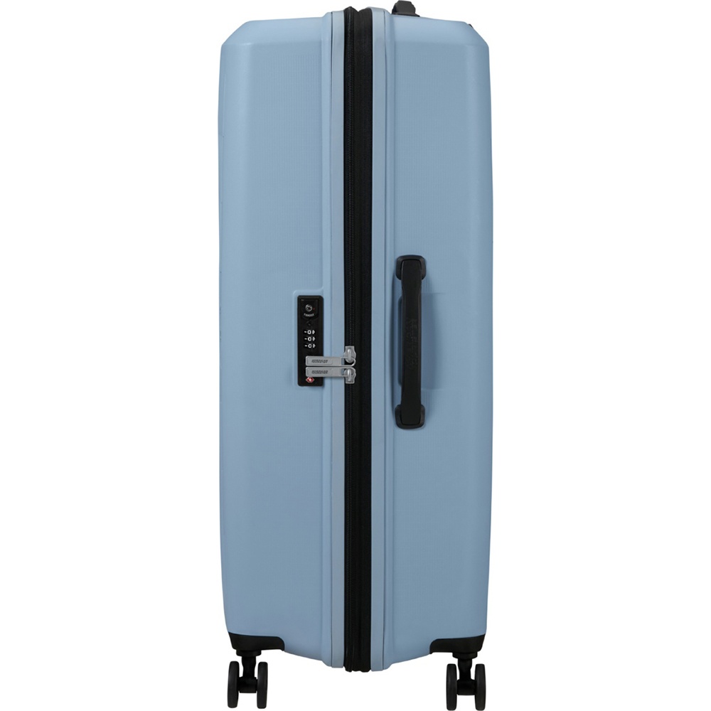 Suitcase American Tourister AeroStep made of polypropylene on 4 wheels MD8*003 Soho Grey (large)