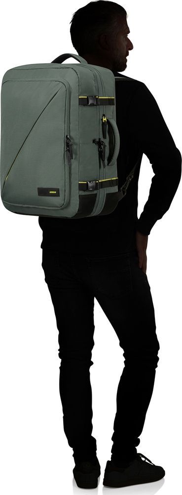 Travel backpack-bag American Tourister Take2Cabin L with laptop compartment up to 17.3" 91G*011 Dark Forest