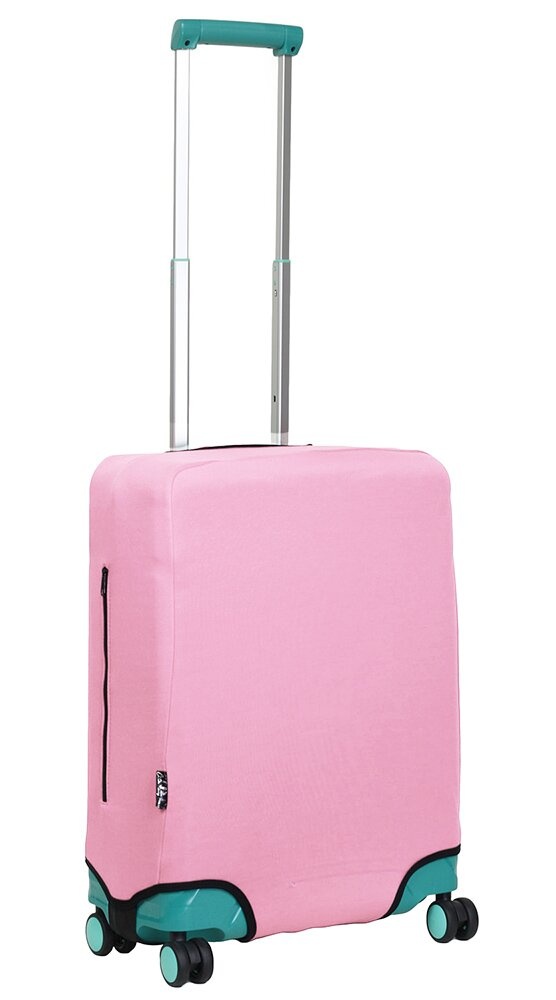 Universal protective cover for a small suitcase 8003-37 pale pink