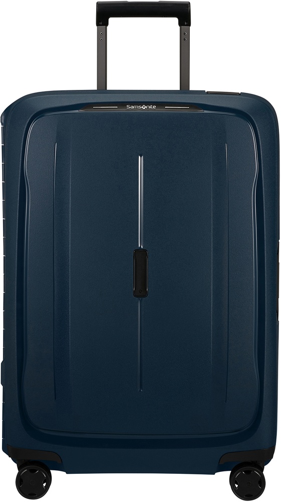 Suitcase Samsonite Essens made of polypropylene on 4 wheels KM0*002 Midnight Blue (medium)