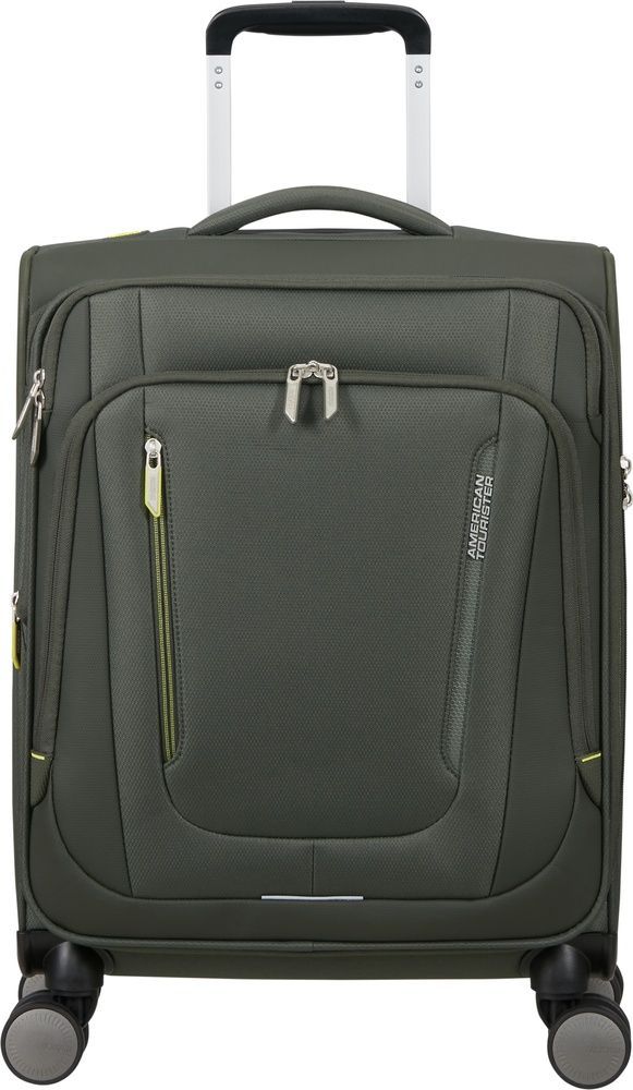 Валіза American Tourister Wanderlite текстильна на 2-х колесах MJ6*004 Dark Khaki (мала)