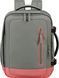 Travel backpack American Tourister Take2Cabin MS Sport for hand luggage in Wizz Air/Ryanair and laptop up to 15.6" 91G*018 Sage/Coral