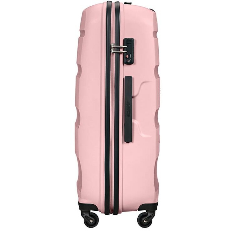 , 85a-Cherry Blossoms, Big, 75-100 liters, 83 л, 54 x 75 x 29 см, 4,2 кг, over 4 kg, Single, Without extension, With a zipper, Pink