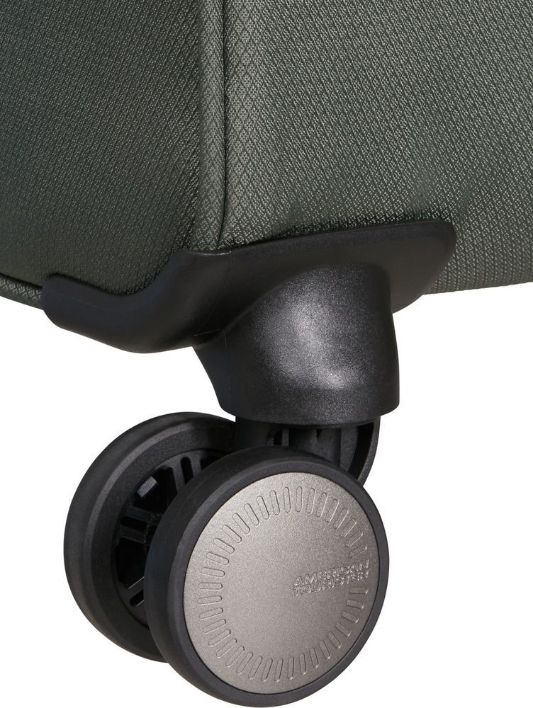 Валіза American Tourister Wanderlite текстильна на 2-х колесах MJ6*004 Dark Khaki (мала)